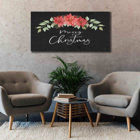 Image of 'Merry Christmas Simply' by Cindy Jacobs, Canvas Wall Art,60 x 30