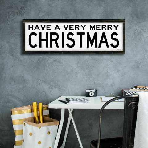 Image of 'Have a Very Merry Christmas' by Cindy Jacobs, Canvas Wall Art,36 x 12