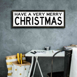 'Have a Very Merry Christmas' by Cindy Jacobs, Canvas Wall Art,36 x 12