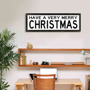 'Have a Very Merry Christmas' by Cindy Jacobs, Canvas Wall Art,36 x 12