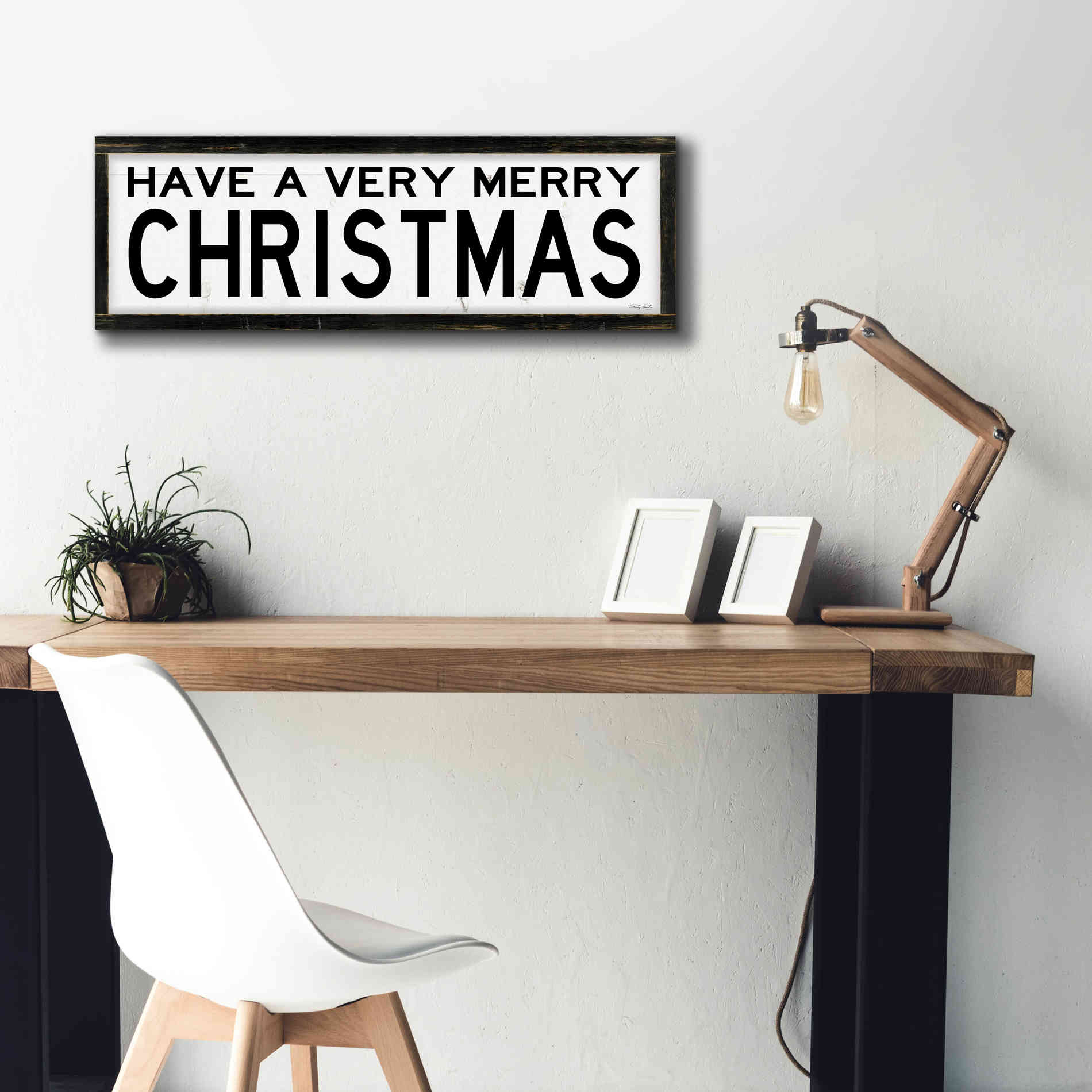 'Have a Very Merry Christmas' by Cindy Jacobs, Canvas Wall Art,36 x 12