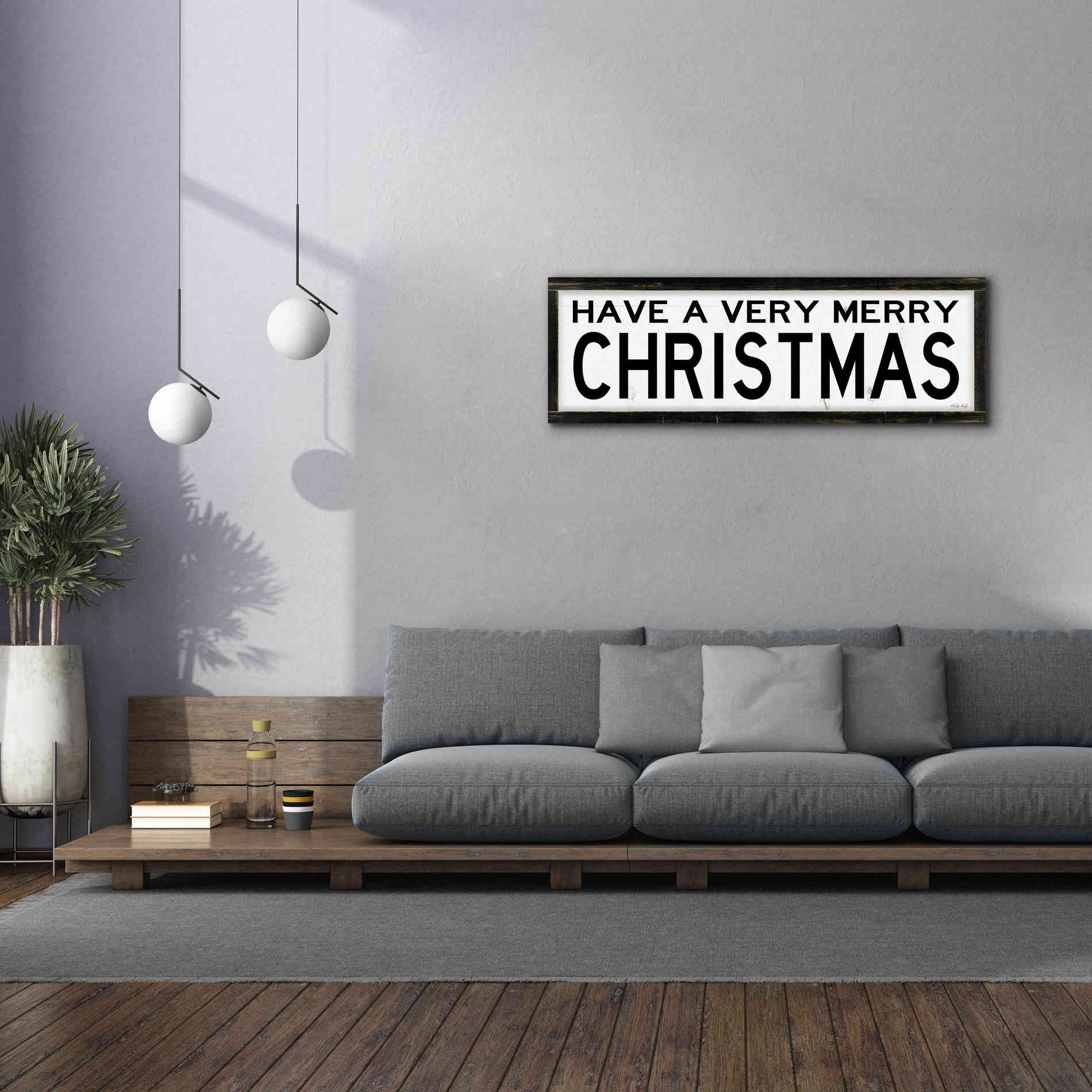 'Have a Very Merry Christmas' by Cindy Jacobs, Canvas Wall Art,60 x 20