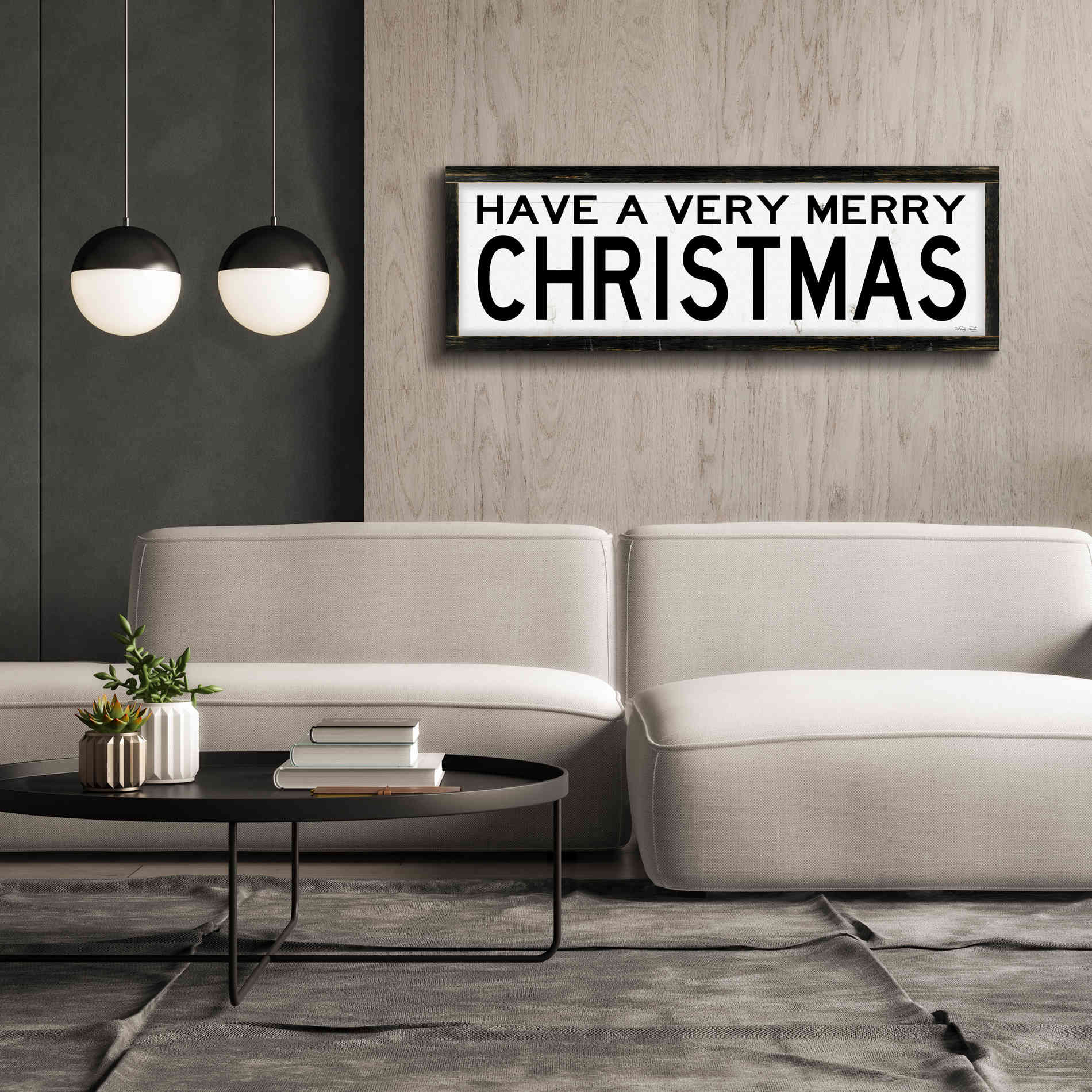 'Have a Very Merry Christmas' by Cindy Jacobs, Canvas Wall Art,60 x 20