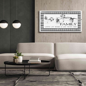 'Family Plaid' by Cindy Jacobs, Canvas Wall Art,60 x 30