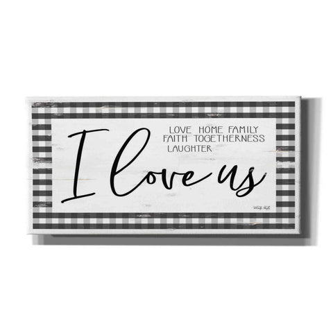 Image of 'I Love Us' by Cindy Jacobs, Canvas Wall Art