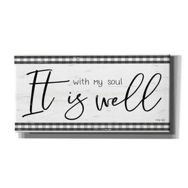 'It is Well Plaid' by Cindy Jacobs, Canvas Wall Art