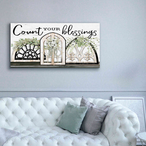Image of 'Count Your Blessings' by Cindy Jacobs, Canvas Wall Art,60 x 30