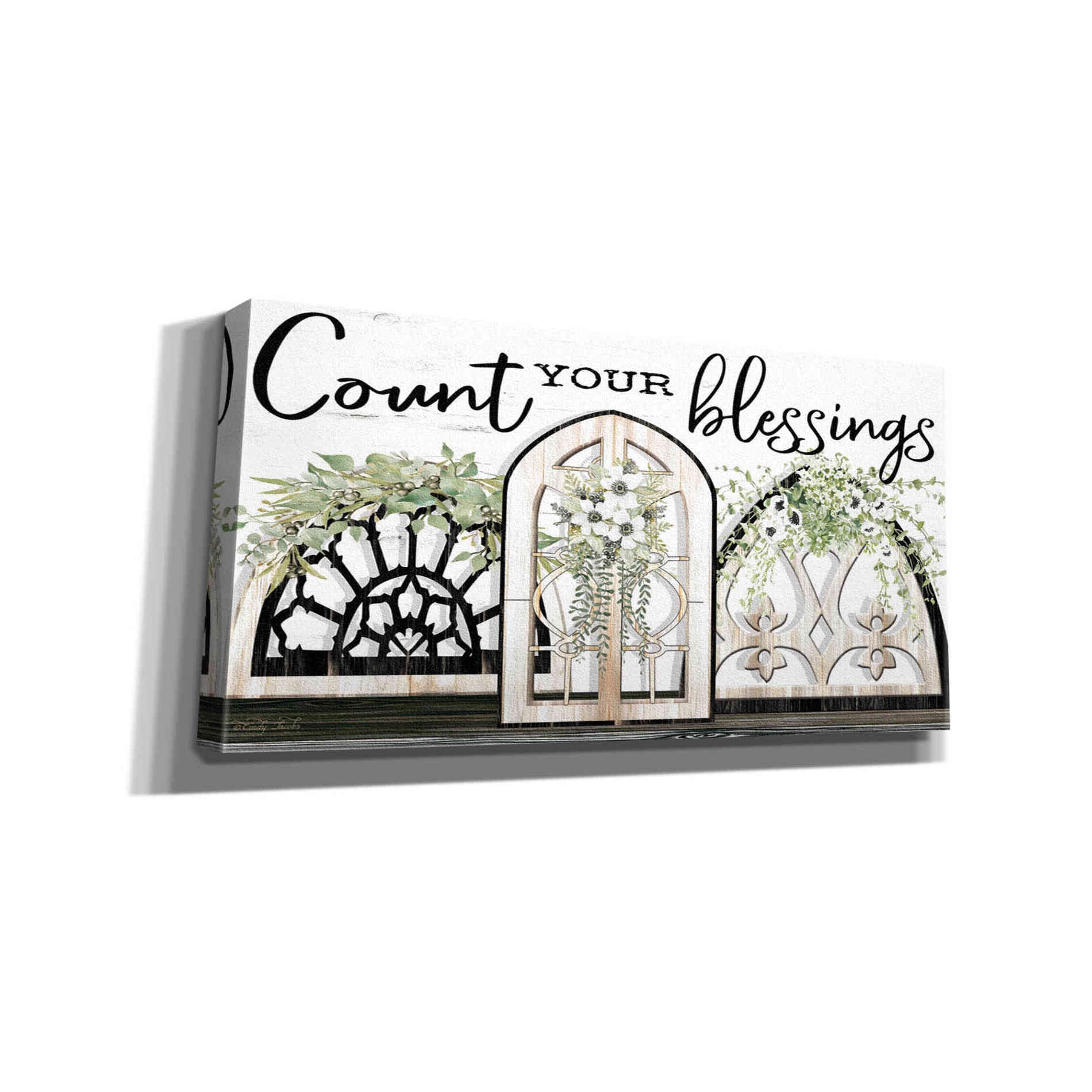 'Count Your Blessings' by Cindy Jacobs, Canvas Wall Art