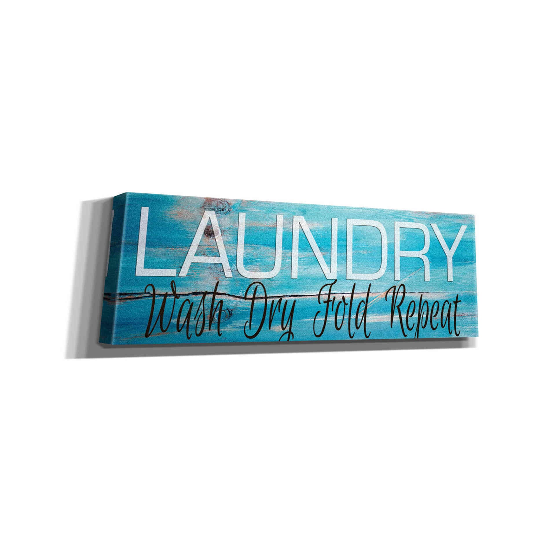 'Laundry - Wash, Dry, Fold, Repeat 2' by Cindy Jacobs, Canvas Wall Art