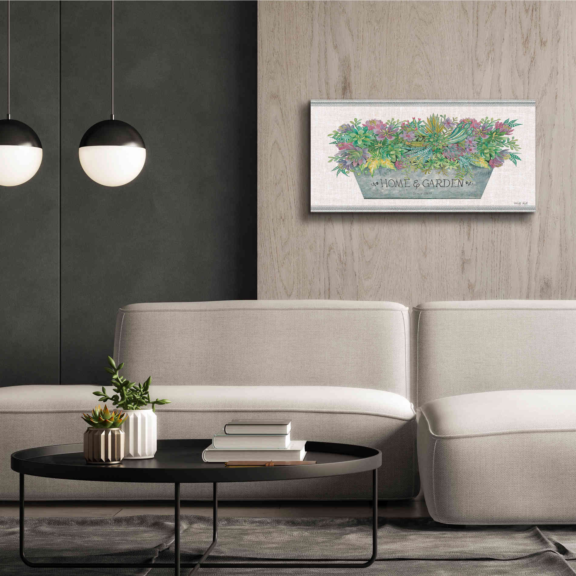 'Home & Garden' by Cindy Jacobs, Canvas Wall Art,40 x 20