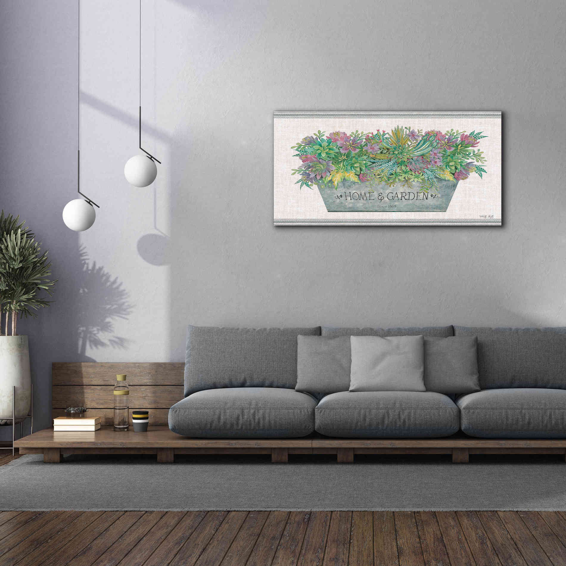 'Home & Garden' by Cindy Jacobs, Canvas Wall Art,60 x 30