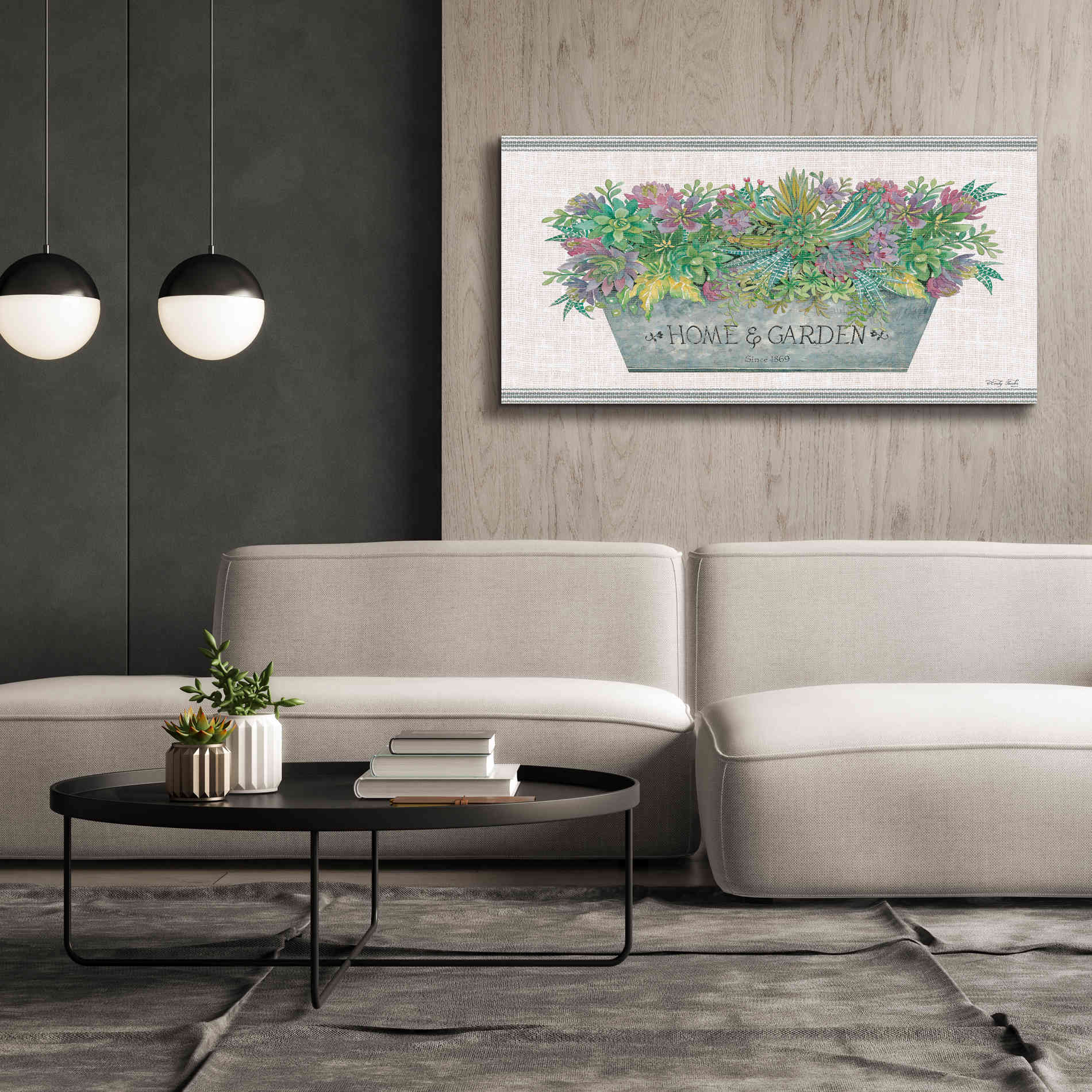 'Home & Garden' by Cindy Jacobs, Canvas Wall Art,60 x 30