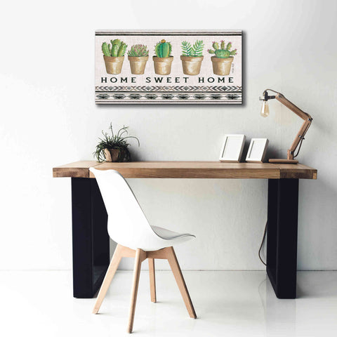Image of 'Native Home Sweet Home' by Cindy Jacobs, Canvas Wall Art,40 x 20