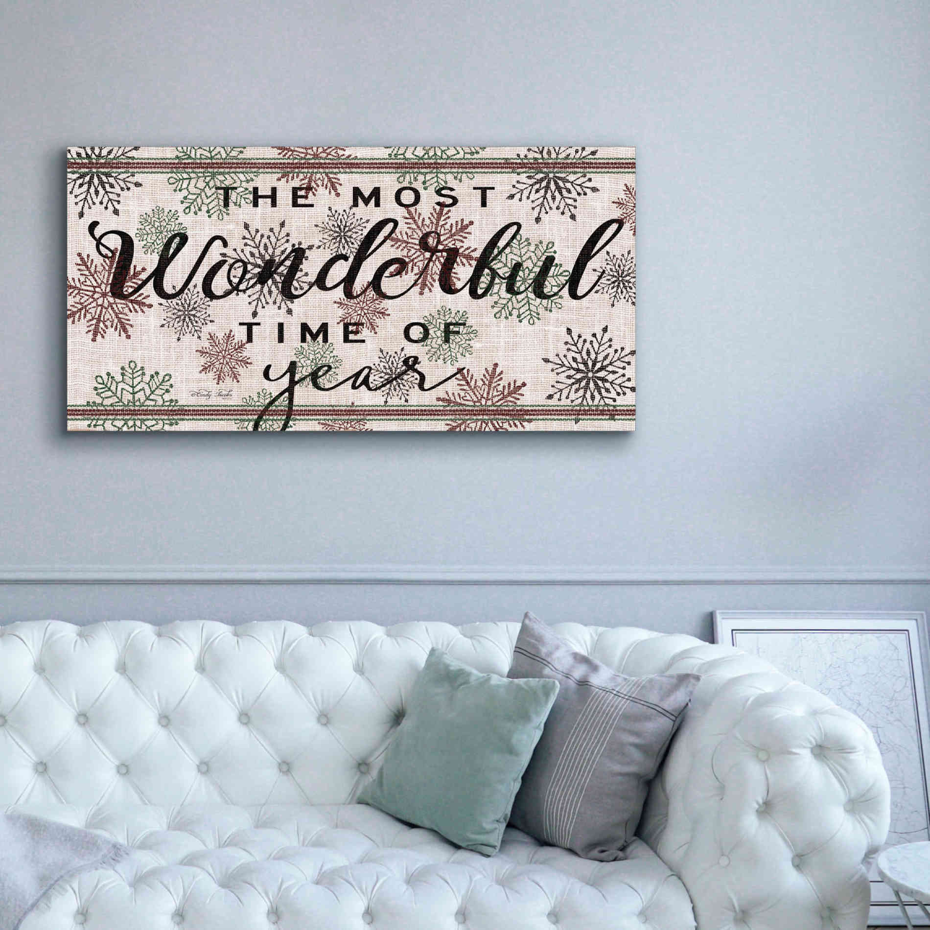 'The Most Wonderful Time of the Year' by Cindy Jacobs, Canvas Wall Art,60 x 30