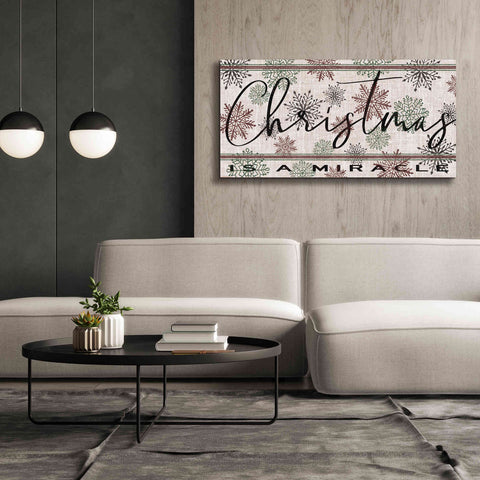 Image of 'Christmas is a Miracle' by Cindy Jacobs, Canvas Wall Art,60 x 30