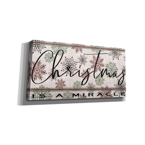 Image of 'Christmas is a Miracle' by Cindy Jacobs, Canvas Wall Art