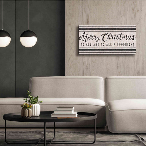 Image of 'Merry Christmas to All' by Cindy Jacobs, Canvas Wall Art,40 x 20