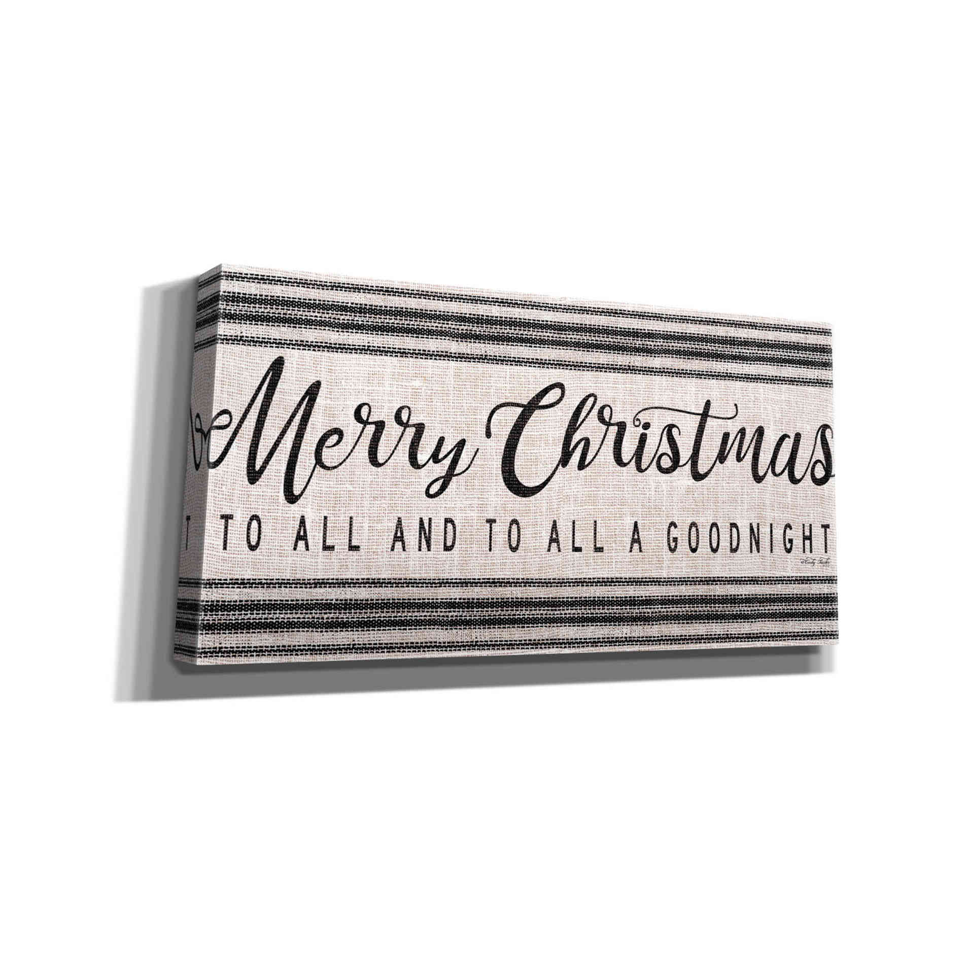 'Merry Christmas to All' by Cindy Jacobs, Canvas Wall Art