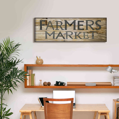 Image of 'Farmer's Market' by Cindy Jacobs, Canvas Wall Art,36 x 12