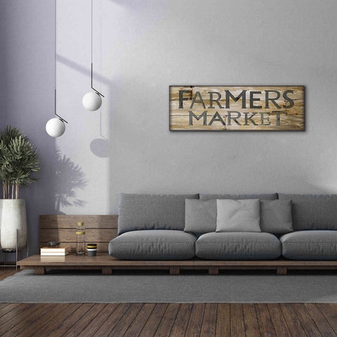 Image of 'Farmer's Market' by Cindy Jacobs, Canvas Wall Art,60 x 20