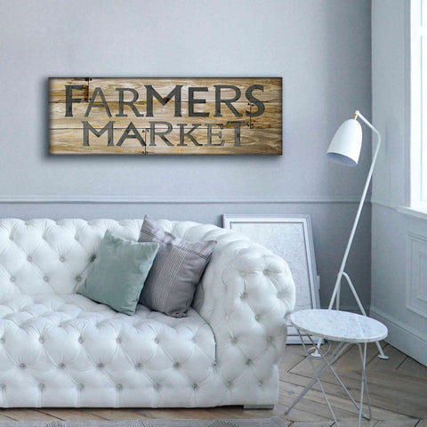 Image of 'Farmer's Market' by Cindy Jacobs, Canvas Wall Art,60 x 20