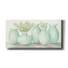 'Mint Vases' by Cindy Jacobs, Canvas Wall Art