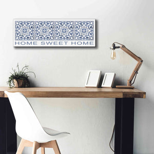 'Home Sweet Home Pattern' by Cindy Jacobs, Canvas Wall Art,36 x 12
