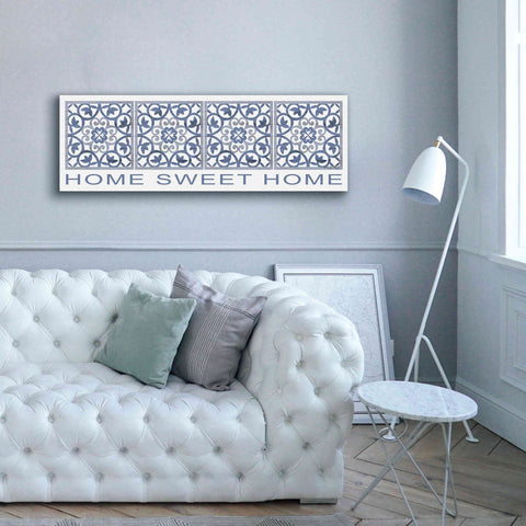 Image of 'Home Sweet Home Pattern' by Cindy Jacobs, Canvas Wall Art,60 x 20