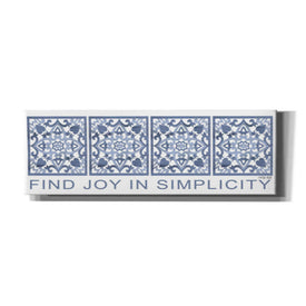 'Find Joy in Simplicity Pattern' by Cindy Jacobs, Canvas Wall Art