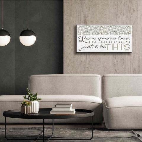 Image of 'Love Grows Best' by Cindy Jacobs, Canvas Wall Art,40 x 20