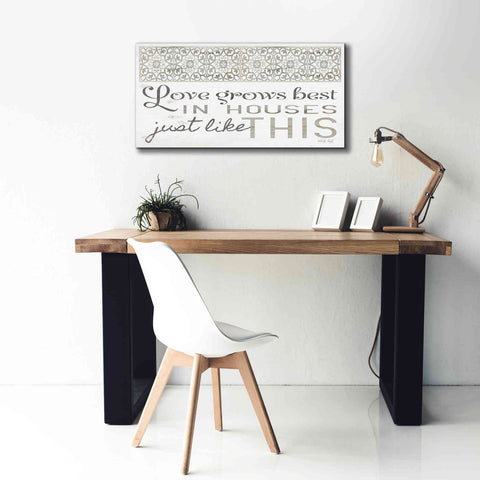 Image of 'Love Grows Best' by Cindy Jacobs, Canvas Wall Art,40 x 20