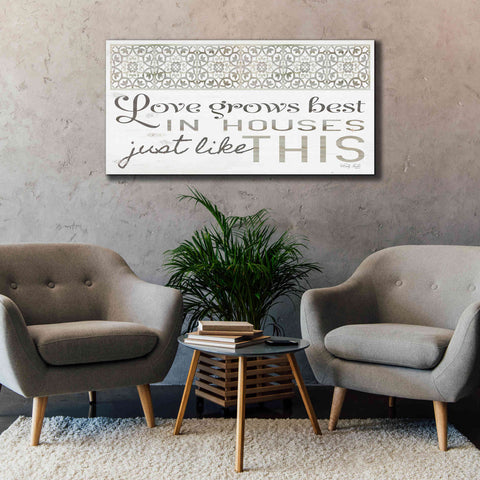 Image of 'Love Grows Best' by Cindy Jacobs, Canvas Wall Art,60 x 30