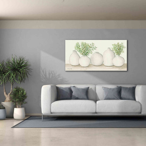 Image of 'Simplicity in White I' by Cindy Jacobs, Canvas Wall Art,60 x 30