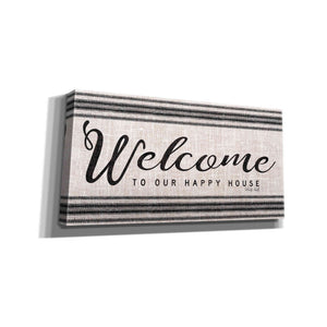 'Welcome to Our Happy Place' by Cindy Jacobs, Canvas Wall Art
