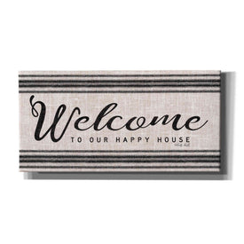 'Welcome to Our Happy Place' by Cindy Jacobs, Canvas Wall Art