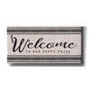 'Welcome to Our Happy Place' by Cindy Jacobs, Canvas Wall Art