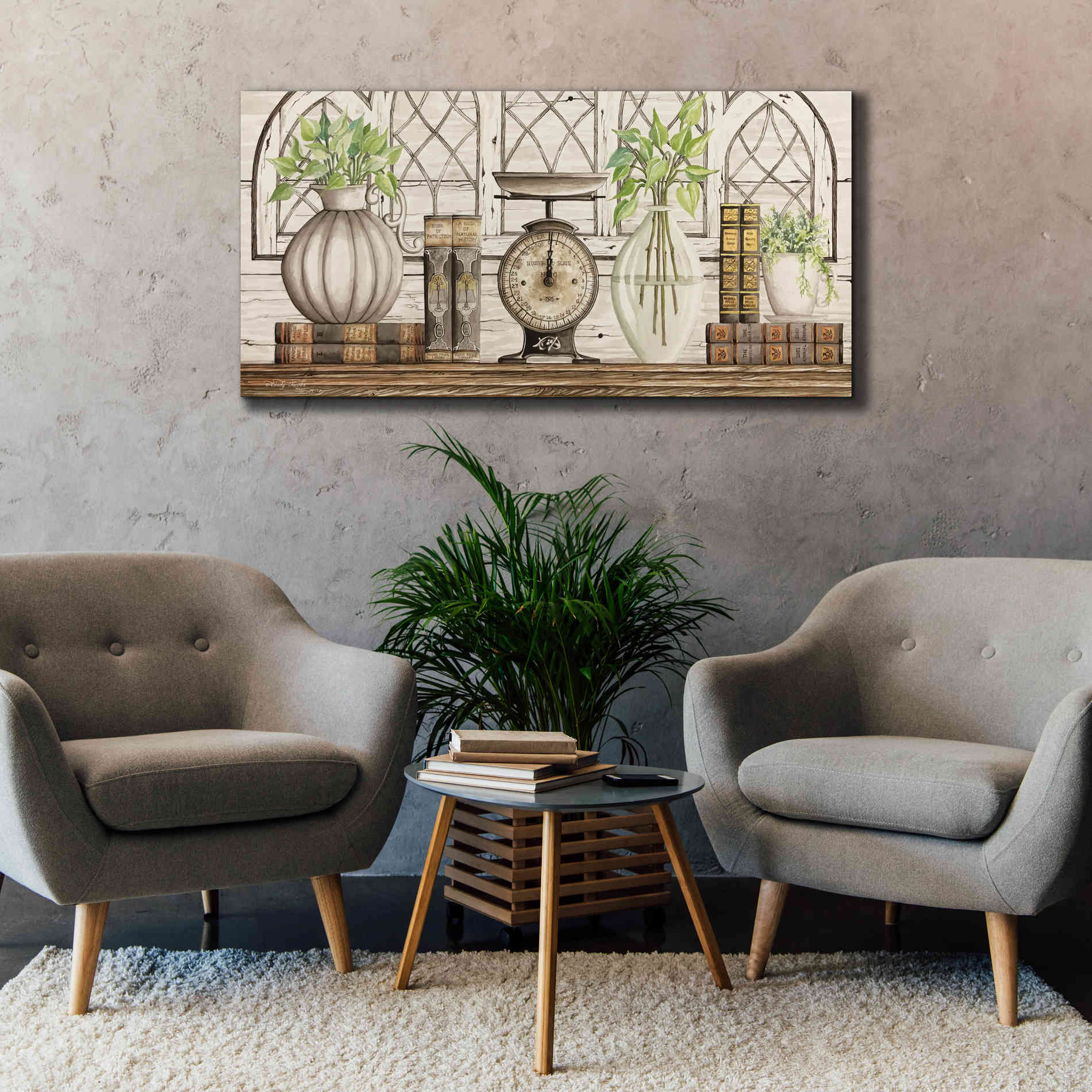 'All Things Beautiful' by Cindy Jacobs, Canvas Wall Art,60 x 30