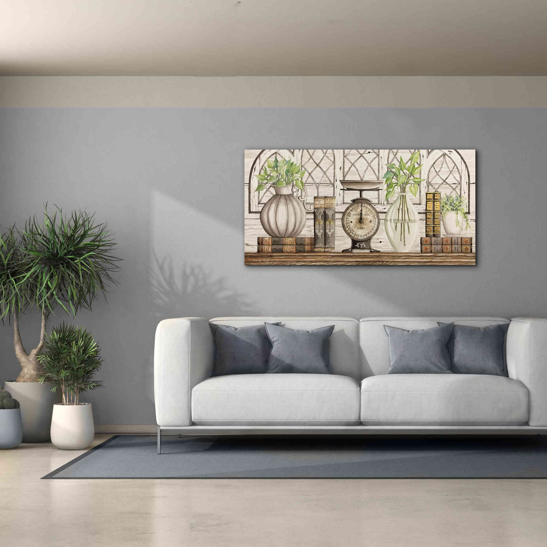 'All Things Beautiful' by Cindy Jacobs, Canvas Wall Art,60 x 30
