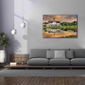 'Star Barn' by Lori Deiter, Canvas Wall Art,60 x 40