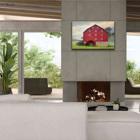 Image of 'Willow Grove Mill' by Lori Deiter, Canvas Wall Art,40 x 26