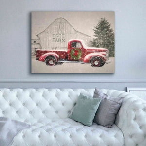 'Tree Farm With Truck' by Lori Deiter, Canvas Wall Art,54 x 40