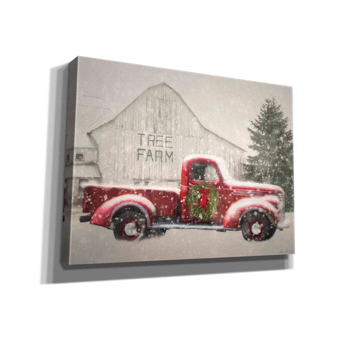 Image of 'Tree Farm With Truck' by Lori Deiter, Canvas Wall Art