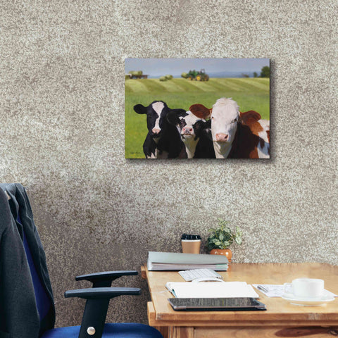 Image of 'Making Hay' by Lori Deiter, Canvas Wall Art,26 x 18