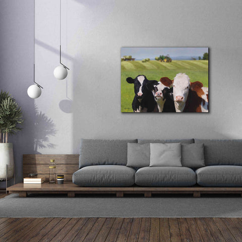 Image of 'Making Hay' by Lori Deiter, Canvas Wall Art,54 x 40