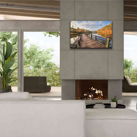 Image of 'Give Thanks to the Lord' by Lori Deiter, Canvas Wall Art,40 x 26