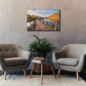 'Give Thanks to the Lord' by Lori Deiter, Canvas Wall Art,40 x 26