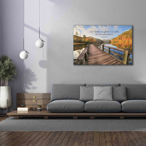 Image of 'Give Thanks to the Lord' by Lori Deiter, Canvas Wall Art,60 x 40