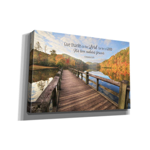 Image of 'Give Thanks to the Lord' by Lori Deiter, Canvas Wall Art