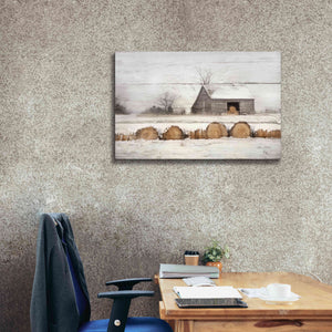 'Vermont Hay' by Lori Deiter, Canvas Wall Art,40 x 26