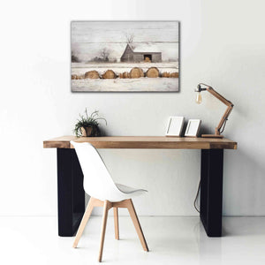 'Vermont Hay' by Lori Deiter, Canvas Wall Art,40 x 26